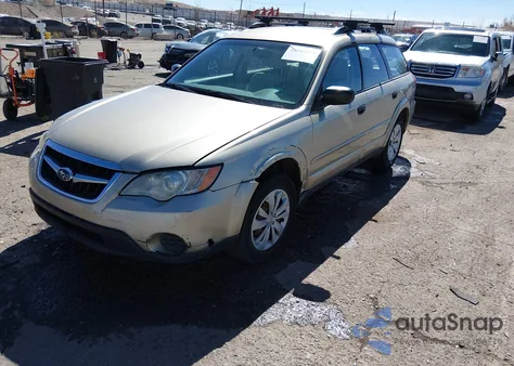 2008 Subaru Outback z USA, uszkodzony, nr VIN 4S4BP60C786337707
